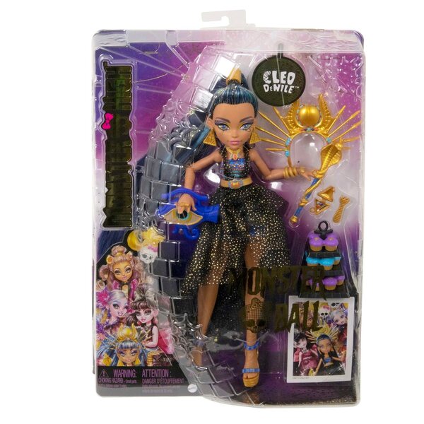 Laletta Monster High Cleo de Nile 29 cm con accessori Monster Ball