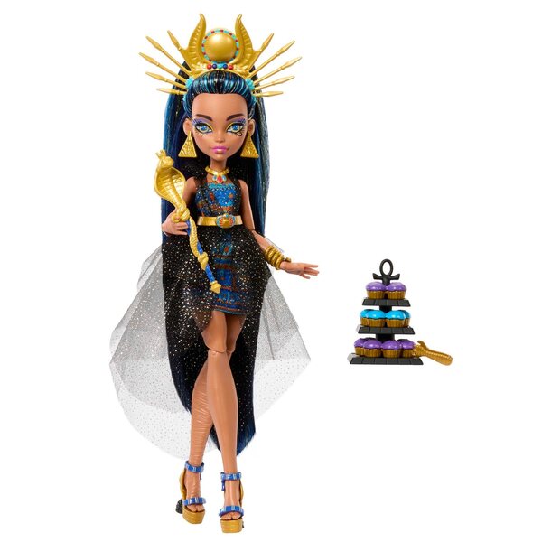 Laletta Monster High Cleo de Nile 29 cm con accessori Monster Ball