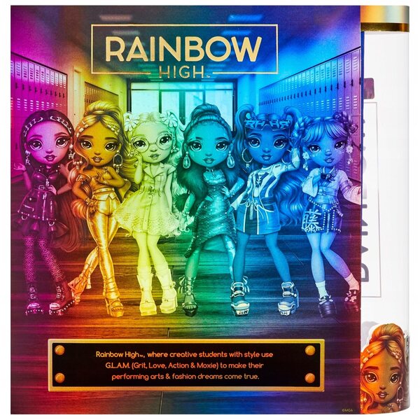 Bambola Rainbow High Meena Fleur con Vibrazioni e Certificazione CE per Bambini 6+