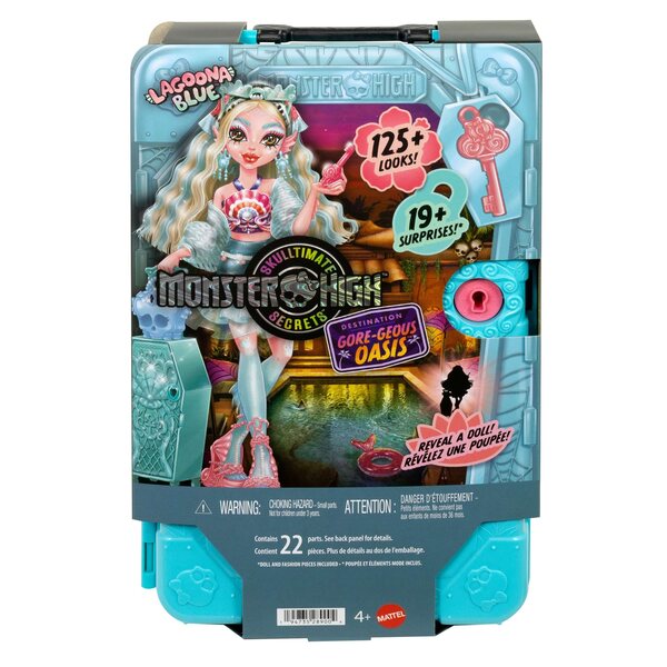 Bambola Monster High Straszysekrety Lagoona Blue JDR51 32 cm per bambini 4+
