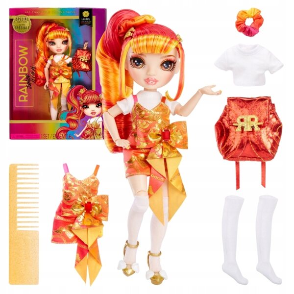 Lalke Rainbow High Junior Laurel De'Vious Special Edition mit Zubehör