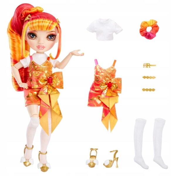 Lalke Rainbow High Junior Laurel De'Vious speciale editie met accessoires
