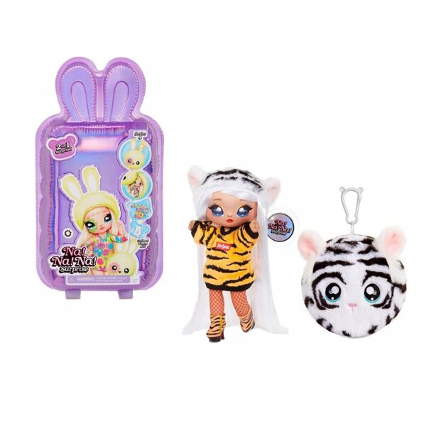 Non ! SUR! SUR! Poupée Surprise Bengale Blanche avec Pompon et Accessoires Série 4