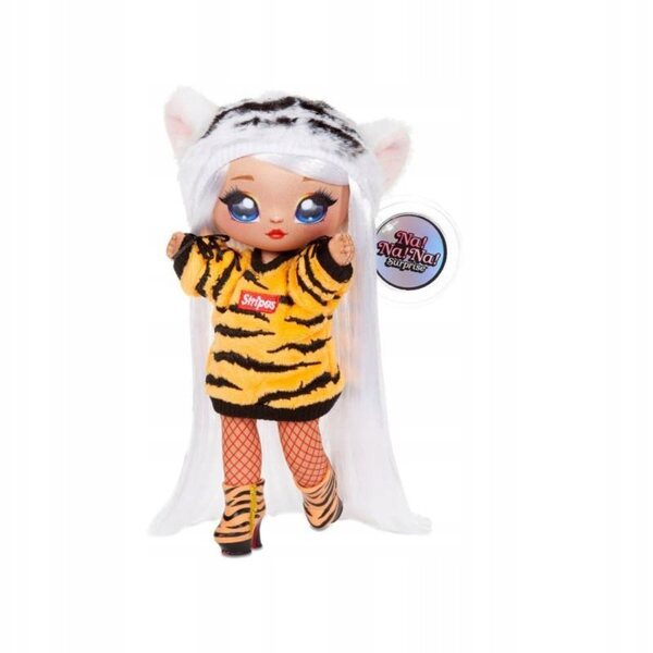 Non ! SUR! SUR! Poupée Surprise Bengale Blanche avec Pompon et Accessoires Série 4