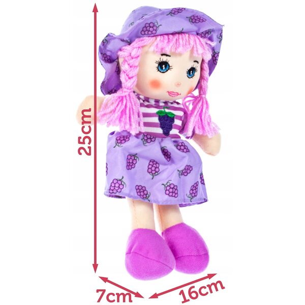 Marysia Bambola di pezza 25 cm - Morbida coccolona per bambine