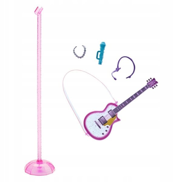 Barbie Big City Brooklyn mit Geräuschen, Lichtern, Mikrofon und Gitarre – Musikpuppe