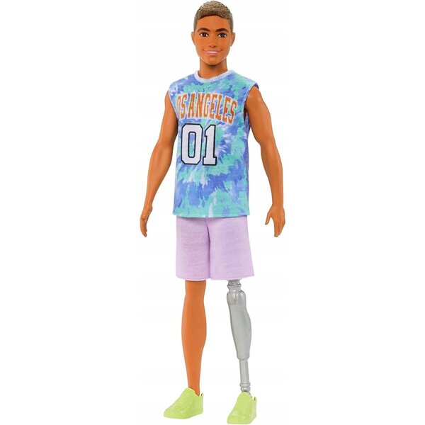 LALKA BARBIE FASHIONISTAS STYLOWY KEN w stroju sportowym NR 212 HJT11