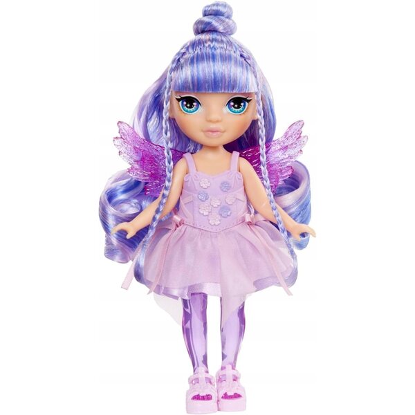 Amethyst Willow Modepuppe, lila Fee mit Pegasus und Accessoires