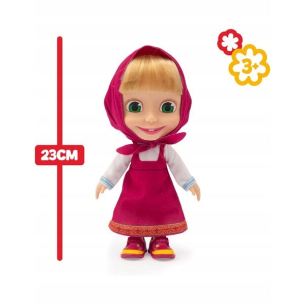Bambola Masha 23 cm – Bambola ufficiale Masha e Orso per bambini 3+