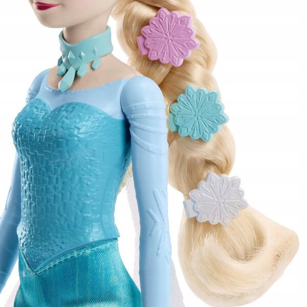 Bambola Disney Elsa 29 cm con Accessori Ufficiali Mattel per Bambini 3+