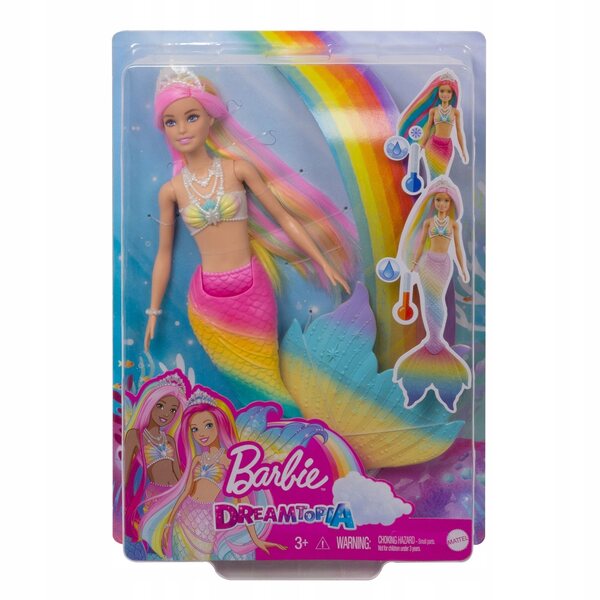 Barbie Rainbow Mermaid Dreamtopia mit Farbwechseleffekt GTF89
