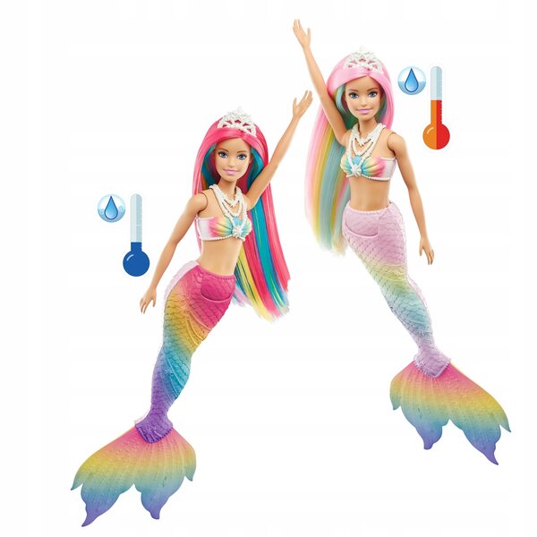 Barbie Rainbow Mermaid Dreamtopia mit Farbwechseleffekt GTF89