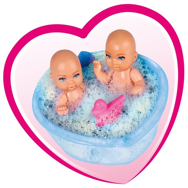 Poupée enceinte jumelle Steffi avec accessoires - Simba Toys
