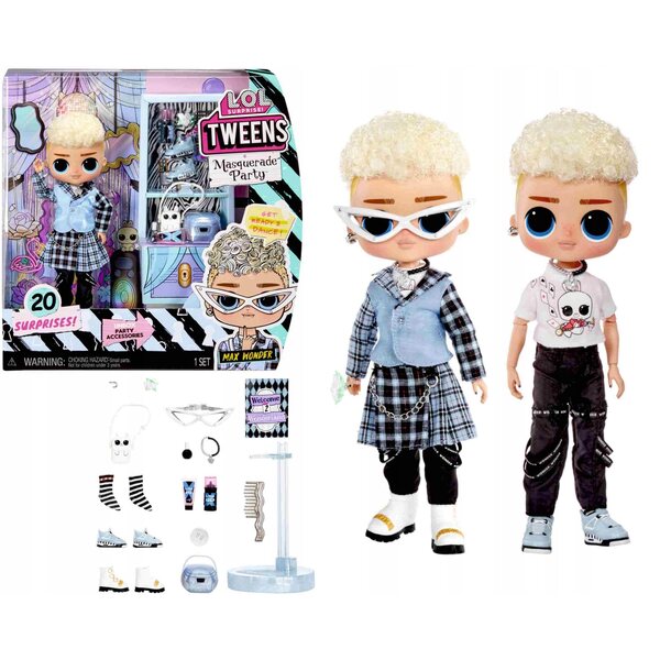 L.O.L. Überraschung O.M.G. Tweens Max Wonder Masquerade Party mit Zubehör, Kinder ab 3 Jahren