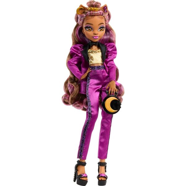 Lal ka Monster High Clawdeen Wolf Monsterball 29 cm mit elegantem Kleid