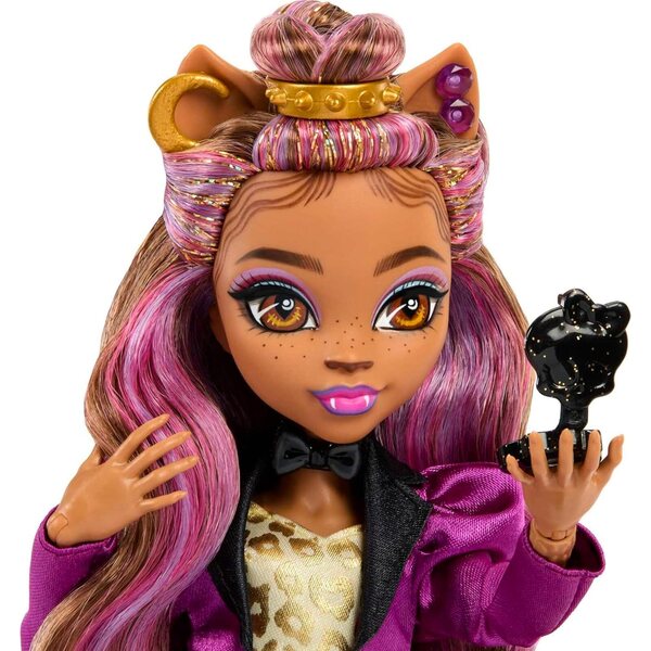 Lal ka Monster High Clawdeen Wolf Monsterball 29 cm mit elegantem Kleid