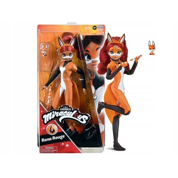Miraculous Ruda Kitka - Bambola Alya con Kwami e Accessori 27 cm Bandai