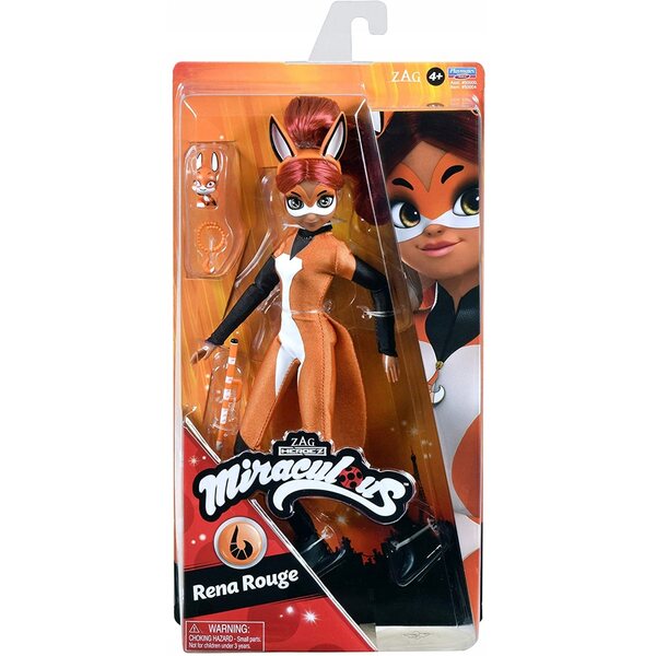 Miraculous Ruda Kitka - Bambola Alya con Kwami e Accessori 27 cm Bandai