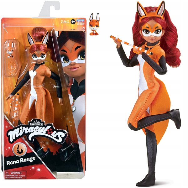 Miraculous Ruda Kitka - Bambola Alya con Kwami e Accessori 27 cm Bandai