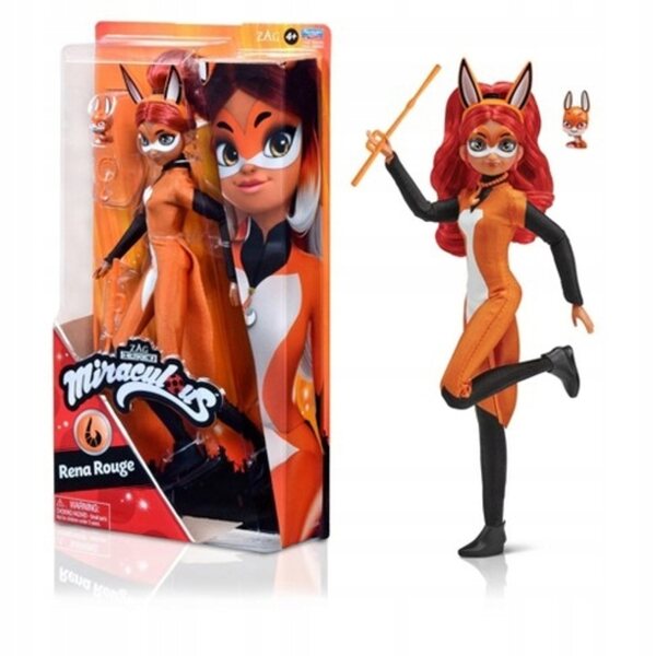Miraculous Ruda Kitka - Bambola Alya con Kwami e Accessori 27 cm Bandai