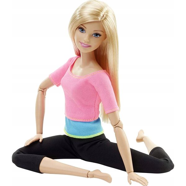 Barbie Made to Move Gimnastyczka mit 22 Artikulationspunkten und Sportbekleidung