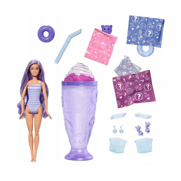Barbie Pop Reveal 29 cm mit Farbwechsel und Duftschleim – Mattel