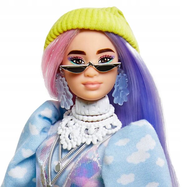 Barbie Extra mit Welpen-Fashionistas – Mattel-Puppe mit Glitzer-Accessoires