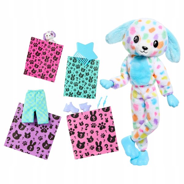 Barbie Cutie Reveal Dalmatiner – Puppe mit 10 Überraschungen und einer farbenfrohen Metamorphose