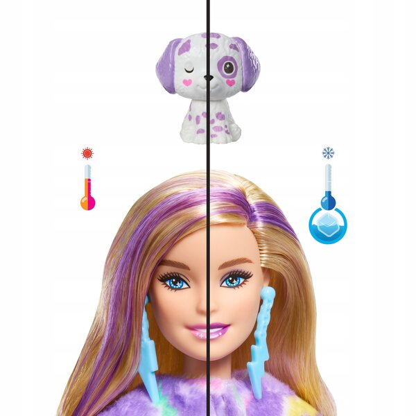 Barbie Cutie Reveal Dalmatiner – Puppe mit 10 Überraschungen und einer farbenfrohen Metamorphose