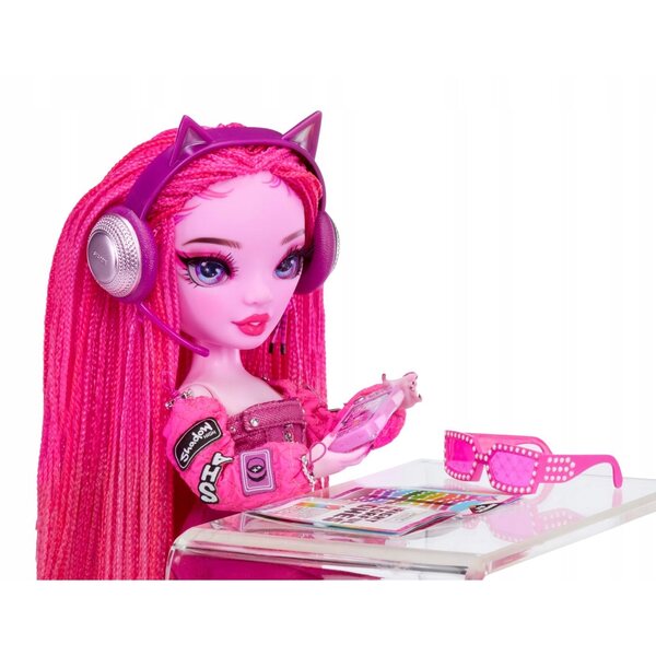 Bambola Rainbow High Shadow Pinkie James con Accessori e Abbigliamento Moda