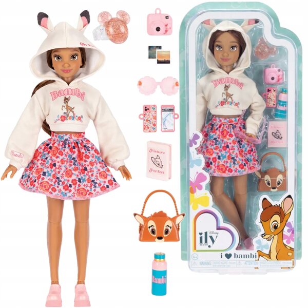 Lalola Modell Disney ILY 4Ever Bambi 30 cm mit Zubehör für Kinder