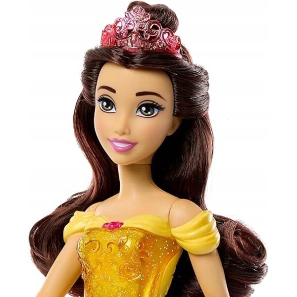 Bambola Bella Disney Princess Mattel con abito scintillante e accessori 30 cm