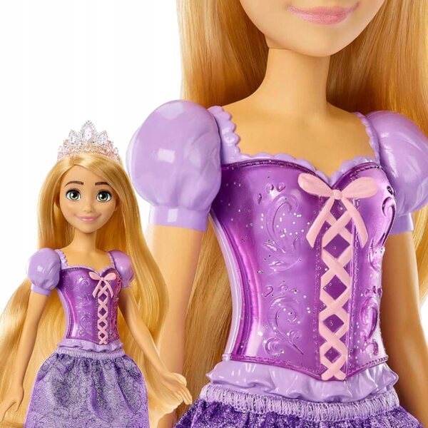 Bambola Rapunzel Disney Princess Mattel da 29 cm, perfetta per bambini dai 3 anni in su