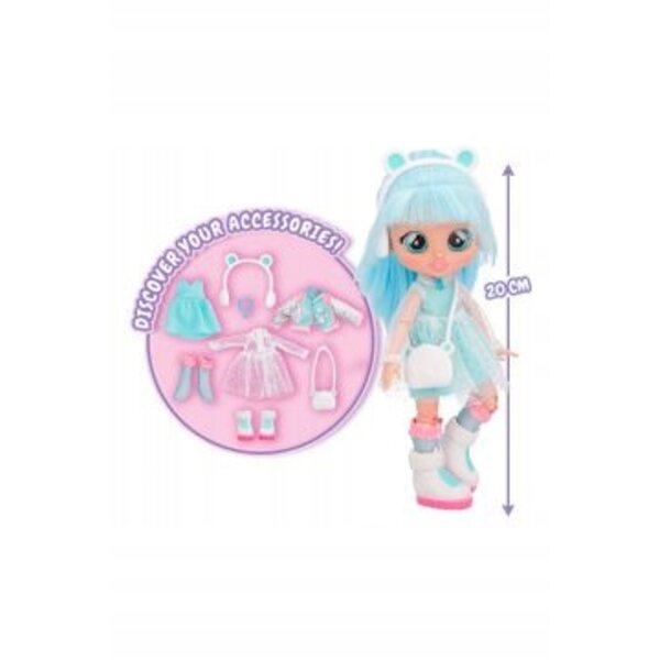 Cry Babies BFF Kristal 20 cm große Puppe mit Zubehör und einzigartiger Garderobe