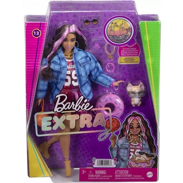 Mattel Barbie Extra - Lalka z pupilem (HDJ46)