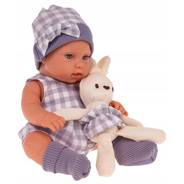Grande bambola neonato con accessori, vestiti e marsupio - giocattolo educativo per bimbi 12m+