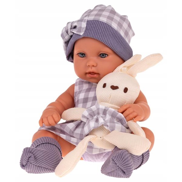 Grande bambola neonato con accessori, vestiti e marsupio - giocattolo educativo per bimbi 12m+