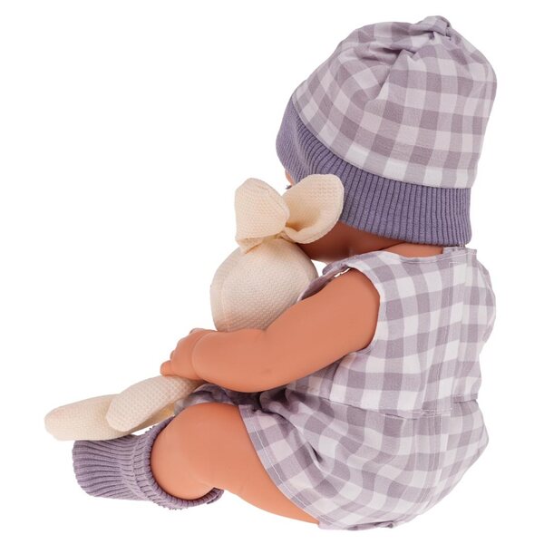Grande bambola neonato con accessori, vestiti e marsupio - giocattolo educativo per bimbi 12m+