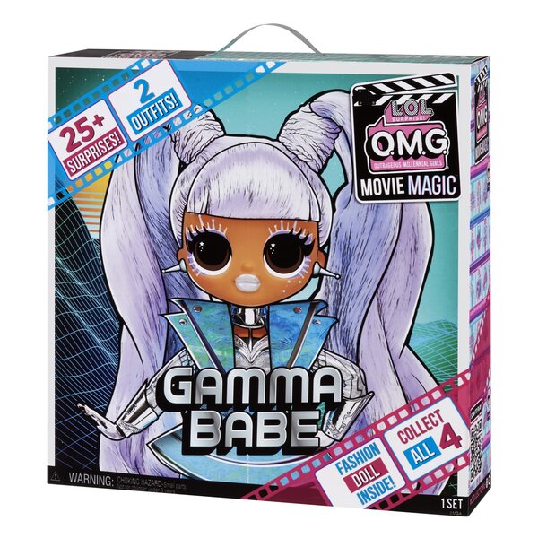 LOL Surprise OMG Movie Magic Gamma Babe mit 25 Überraschungen und Filmzubehör