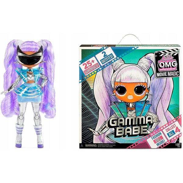 LOL Surprise OMG Movie Magic Gamma Babe con 25 sorprese e accessori film