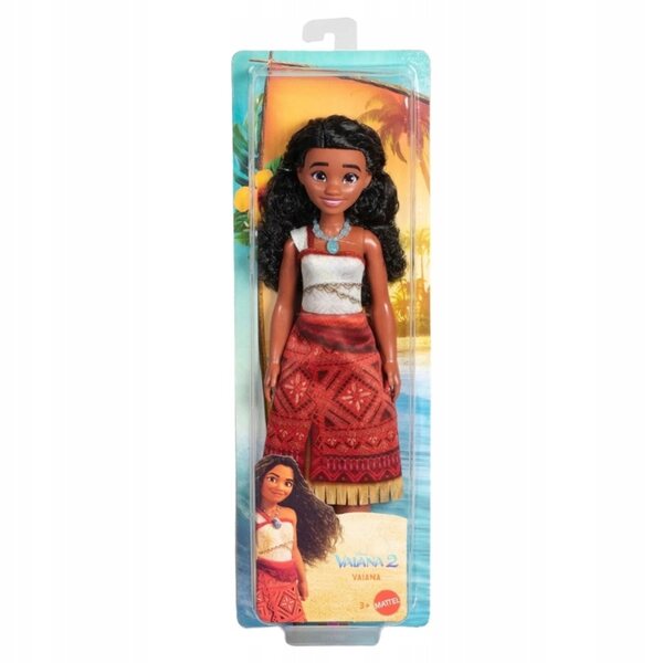 DISNEY VAIANA 2 LALKA PODSTAWOWA MOANA Z FILMU MODOWA KSIĘŻNICZKA AKCESORIA