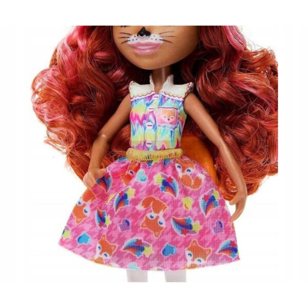 Bambola Enchantimals Volpe in Filigrana con Set di 3 Bambole per Bambini 4+