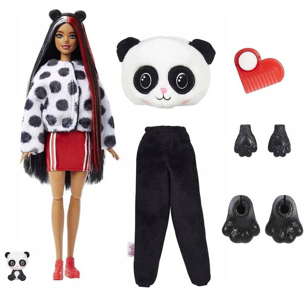 Barbie Cutie Reveal Panda mit 10 Überraschungen und Farbtransformation