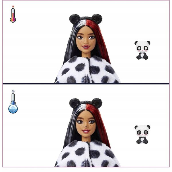 Barbie Cutie Reveal Panda mit 10 Überraschungen und Farbtransformation