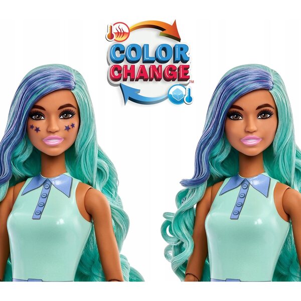 Barbie Pop Reveal Green Bubble Tea mit Grüntee-Duft und Zubehör