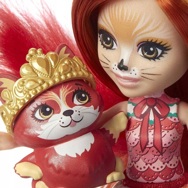 Bambola Enchantimals Royals Felicity Fox con Toeletta e Accessori per Bambini 4+