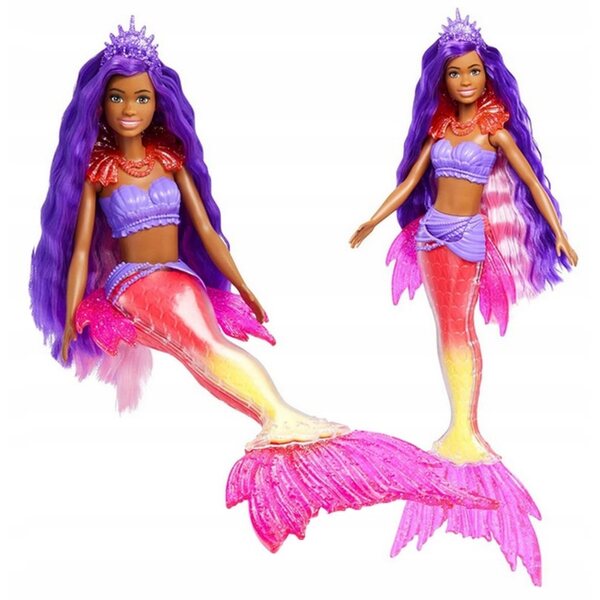 Barbie Syrenka Brooklyn mit Zubehör – Moc Syren Filmpuppe für Kinder ab 3 Jahren