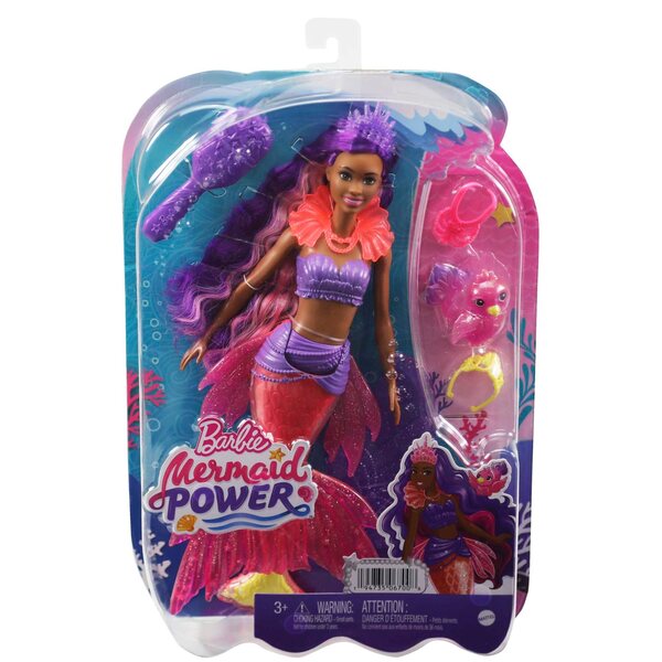Barbie Syrenka Brooklyn mit Zubehör – Moc Syren Filmpuppe für Kinder ab 3 Jahren