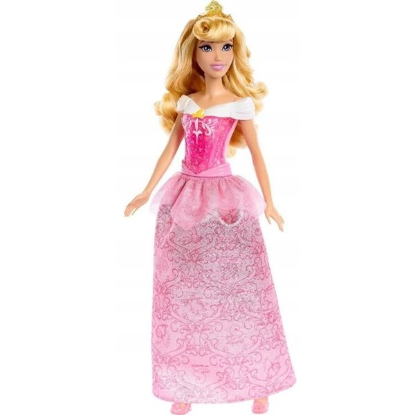 Mattel Disney Princess Aurora Modepuppe mit abnehmbarem Kleid und Accessoires