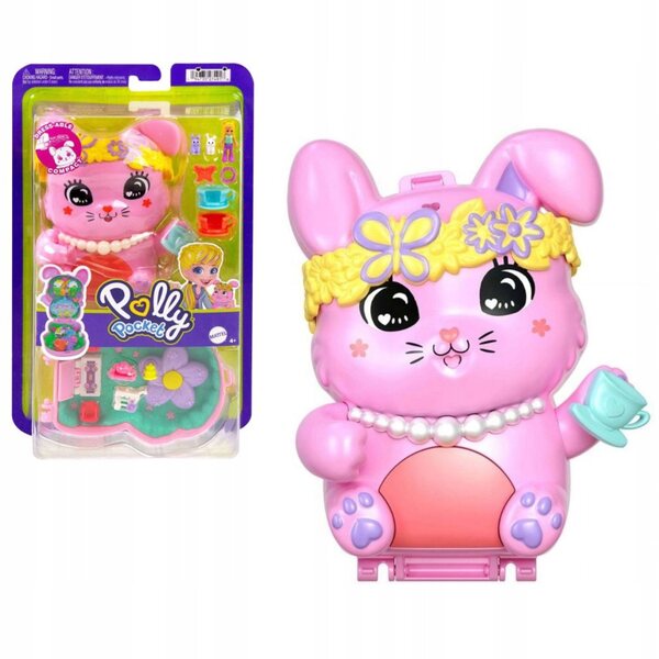 Δημιουργικό μίνι παιχνίδι Polly Pocket Compact Bunny Tea Set